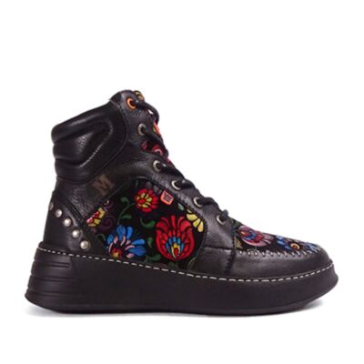 Sympasneaker 6208 Flower Power Black